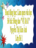 slide thuyết trình đồng dao vè rau