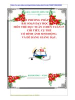 ĐỔI MỚI PHƯƠNG PHÁP DẠY HỌC  BÀI SOẠN DẠY HỌC LỚP 5  MÔN THỂ DỤC TUẦN 13 ĐẾN TUẦN 17  CHI TIẾT, CỤ THỂ  CÓ HÌNH ẢNH SINH ĐỘNG  VÀ DỄ DÀNG GIẢNG DẠY.