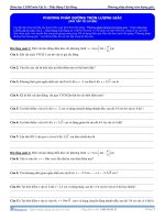 Bài tập về đường tròn lượng giác