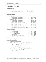 Đồ án bêtông cốt thép2, L1=3,5m,L2=3m,bê tông B15