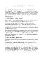 NGHIÊN CỨU VỀ NHIÊN LIỆU DIESEL VÀ BIODIESEL