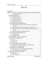 Chuyên đề tốt nghiệp: Hoàn thiện hoạt động phục vụ buồng tại khách sạn Hà Nội Horison