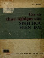 Sách Cơ sở thực nghiệm của sinh học hiện đại