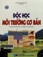 Sách Độc học môi trường cơ bản