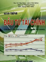 Giáo trình Đầu tư tài chính