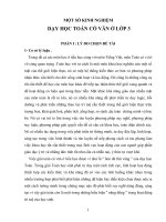 SKKN MỘT SỐ KINH NGHIỆM DẠY HỌC TOÁN CÓ LỜI VĂN LỚP 3