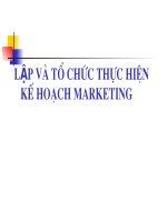 Lập kế hoạch Marketing điện tử