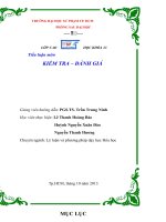 tiểu luận Lý luận và phương pháp dạy học Hóa học