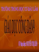 Bài 9 Làm việc có năng suất chất lượng hiệu quả