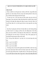 SKKN QUẢN LÝ SÁCH VỞ ĐỒ DÙNG CỦA HỌC SINH TẠI LỚP