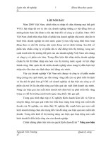 Luận văn tốt nghiệp: Nâng cao hiệu quả hoạt động sản xuất kinh doanh ở Xí nghiệp Kinh doanh Kim khí và Vật tư chuyên dùng