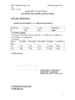 Đồ án kết cấu bê tông cốt thép1 Sàn sườn toàn khối loại bản dầm số liệu 2 sàn, L1=2,4, L2=5,4, hoạt tải tiêu chuẩn 1100