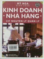 Sách Kinh doanh nhà hàng - 247 nguyên lý quản lý
