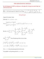 các bài toán hệ phương trình