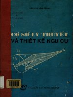 Cơ sở lý thuyết và thiết kế ngư cụ