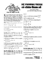 Các chuyên đề toán lớp 9 chọn lọc