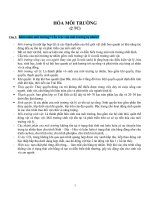 hóa môi trường dành cho sinh viên chuyên hóa