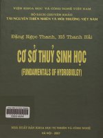Sách Cơ sở thủy sinh học