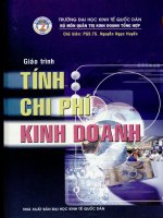 Giáo trình Tính chi phí kinh doanh