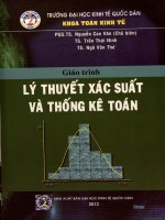Giáo trình Xác suất và Thống kê toán