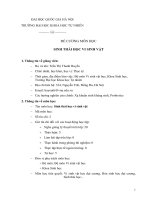 ĐỀ CƯƠNG MÔN HỌC SINH THÁI HỌC VI SINH VẬT