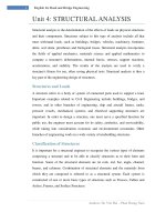 Unit 4   STRUCTURAL ANALYSIS