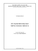 Sức mạnh mềm Nhật Bản những năm đầu thế kỷ 21