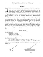 SKKN Rèn luyện kỹ năng giải bài tập về đòn bẩy trong môn Vật lý lớp 8