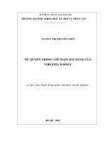 Nữ quyền trong Tới ngọn hải đăng của Virginia Woolf