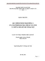 Quá trình thâm nhập Đông Á của người Bồ Đào Nha thế kỷ XVI-XVII và những mối liên hệ với Đại Việt