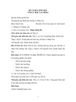 ĐỀ CƯƠNG MÔN HỌC TÂM LÝ HỌC LAO ĐỘNG