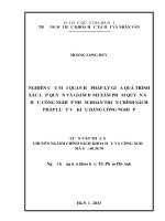 Nghiên cứu mối quan hệ pháp lí giữa quá trình xác lập quyền và giám định xâm phạm quyền sở hữu công nghiệp nhằm hoàn thiện chính sách pháp luật về kiểu dáng công nghiệp