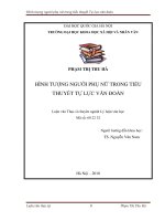 Hình tượng người phụ nữ trong tiểu thuyết Tự Lực văn đoàn