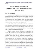 SKKN Luyện tập môn bóng chuyền góp phần phát triển toàn diện thể chất  học sinh THCS