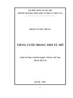 Tiếng cười trong thơ Tú Mỡ