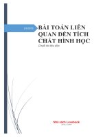 vấn đề: bài tập liên quan tới tính chất hình học