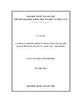 Vai trò của chương trình 135 trong công tác xóa đói giảm nghèo ở xã Nguyệt Ất - Ngọc Lặc - Thanh Hóa