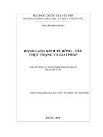 Hành lang kinh tế Đông - Tây thực trạng và giải pháp