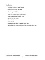 SKKN Một  số kinh nghiệm khi dạy văn bản Nhật dụng Ở THCS