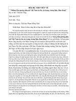 Bài dự thi viết về phụ nữ (giải nhất cấp trường)