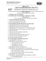 Biện pháp tổ chức thi công tâng hầm nhà hỗn hợp CT1 tổ hợp dịch vụ công cộng văn phòng và nhà ở