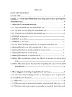 Chuyên đề tốt nghiệp: Hoàn thiện hoạt động quản trị nhân lực tại Nhà nghỉ Tuần Châu