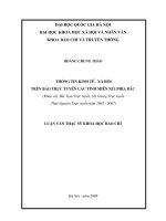 Thông tin kinh tế - xã hội trên báo trực tuyến các tỉnh miền núi phía Bắc