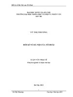 Hồi ký về Hà Nội của Tô Hoài