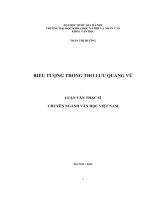 Biểu tượng trong thơ Lưu Quang Vũ