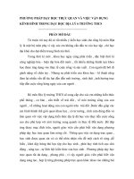 SKKN PHƯƠNG PHÁP DẠY HỌC TRỰC QUAN VÀ VIỆC VẬN DỤNG KÊNH HÌNH TRONG DẠY HỌC ĐỊA LÝ Ở THCS