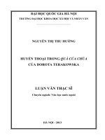 Huyền thoại trong tiểu thuyết Quà của Chúa của Dorota Terakowska