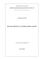 Bản tin chúng ta và công chúng tại FPT