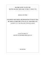 Giải pháp nhân rộng mô hình kinh tế trang trại để thoát nghèo bền vững ở các tỉnh miền núi (Nghiên cứu trường hợp tỉnh Hòa Bình