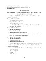 ĐỀ CƯƠNG MÔN HỌC  CHỦ NGHĨA MÁC  LÊNIN, TƯ TƯỞNG HỒ CHÍ MINH, QUAN ĐIỂM CỦA ĐẢNG CỘNG SẢN VIỆT NAM VỀ TÔN GIÁO